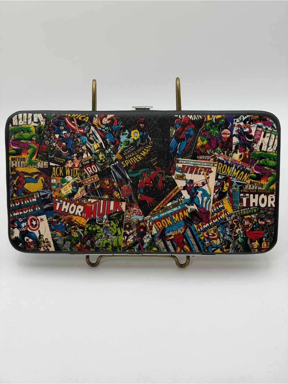 Buckle-Down Marvel Comics Clutch Wallet Spider-Man Iron Man Thor Hulk
